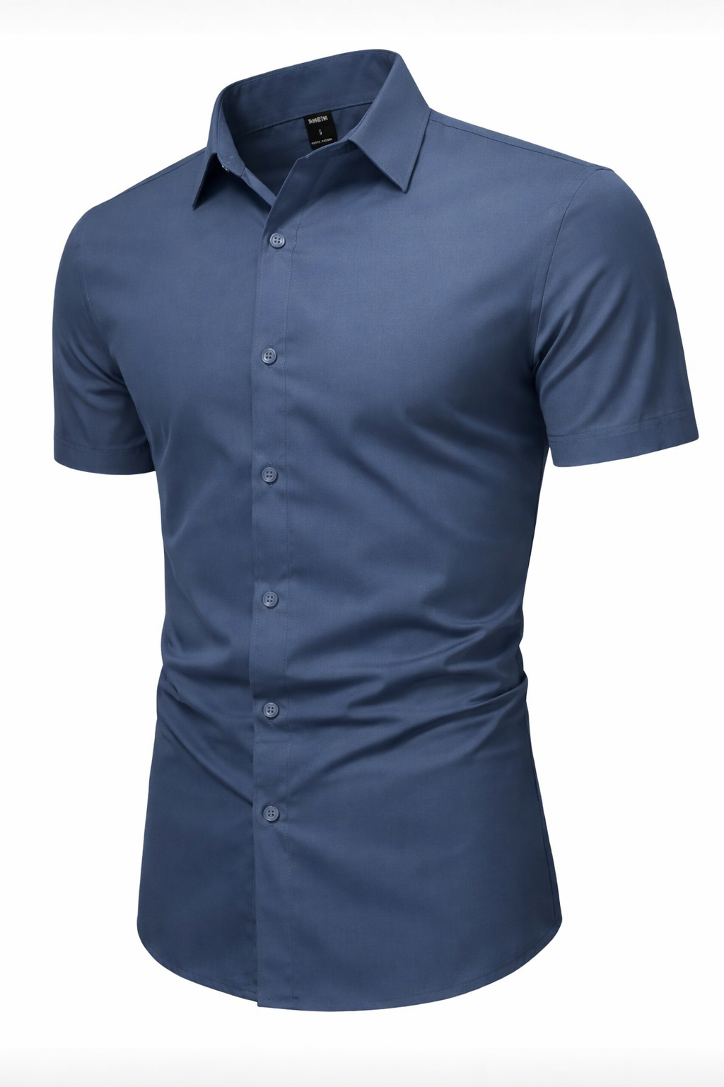 Camisa corta Elegant - Antiarrugas Premium