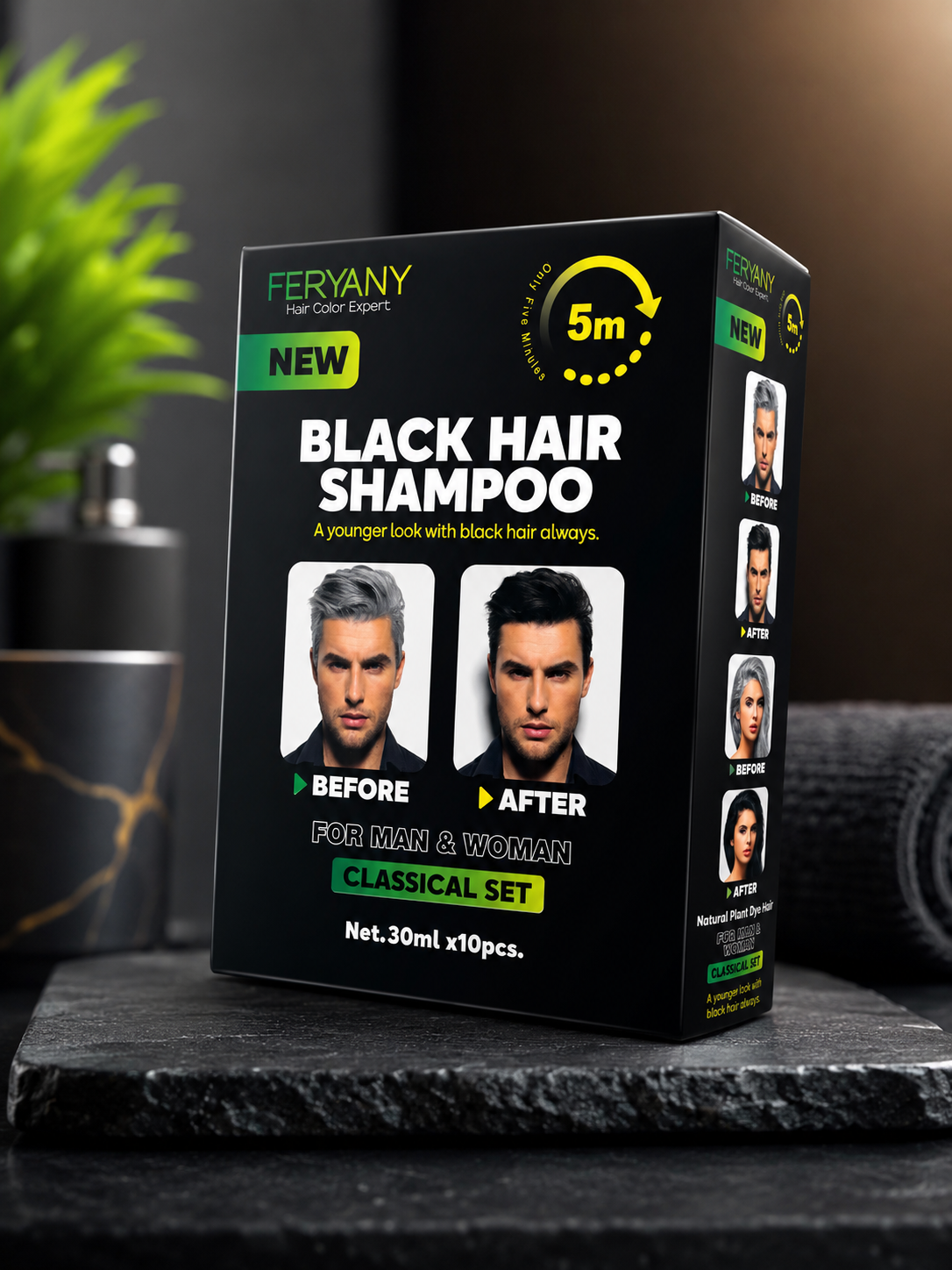 Shampoo Anticanas  - Black Hair Premium