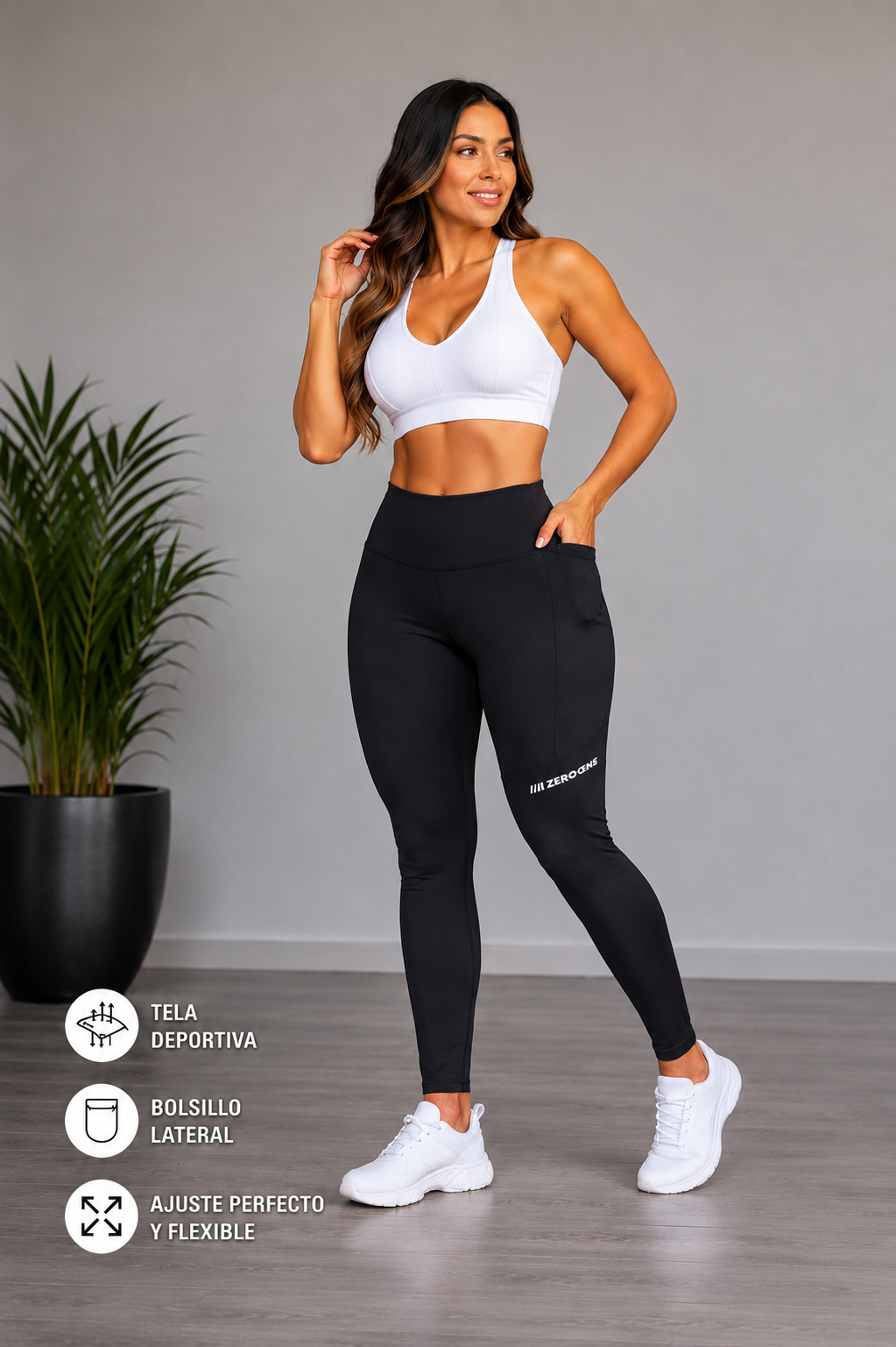 Legging Push Up - con bolsillo lateral
