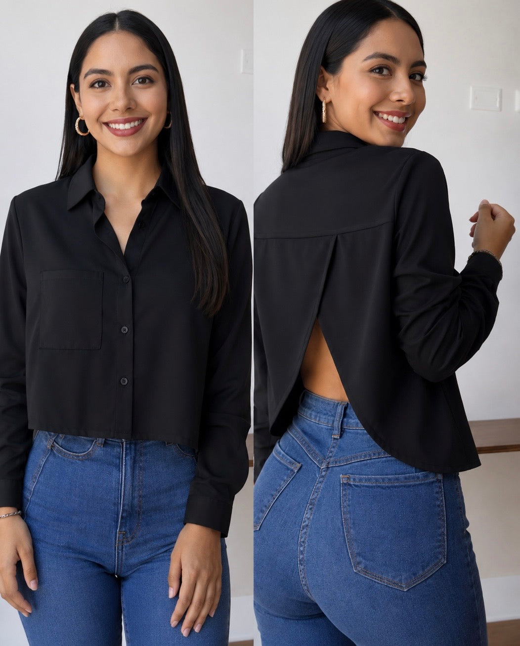 Blusa Olenka™ Dama - Tela premium woman